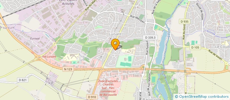 localisation de l'entreprise SCI DES AZALEES à LUISANT