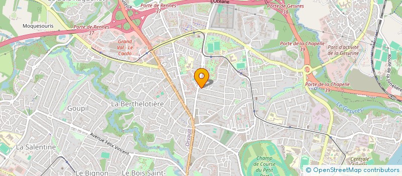 localisation de l'entreprise SCI DES B.P.L.A. à NANTES