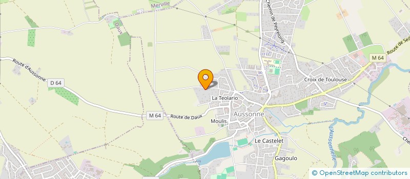 localisation de l'entreprise SCI DES BAGES à AUSSONNE