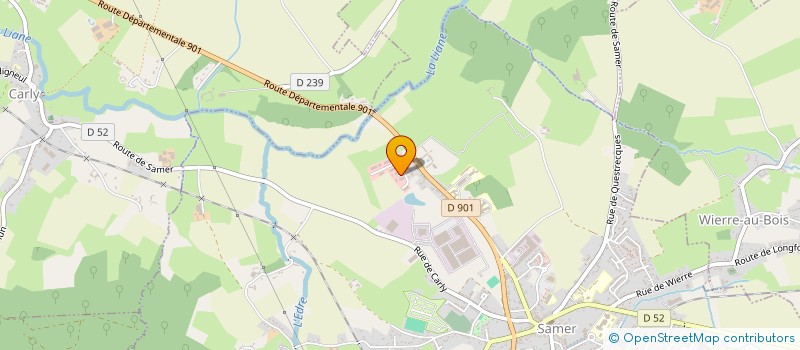 localisation de l'entreprise SCI DES BAILLONS  SAMER