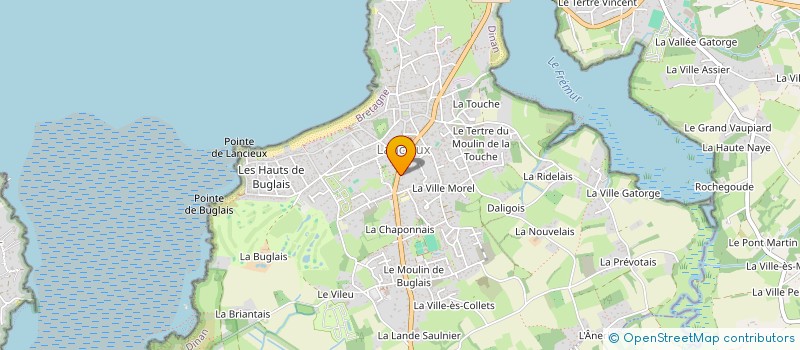 localisation de l'entreprise SCI DES BAINS  LANCIEUX