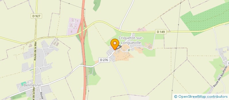 localisation de l'entreprise SCI DES BAINS  CRIQUETOT-SUR-LONGUEVILLE