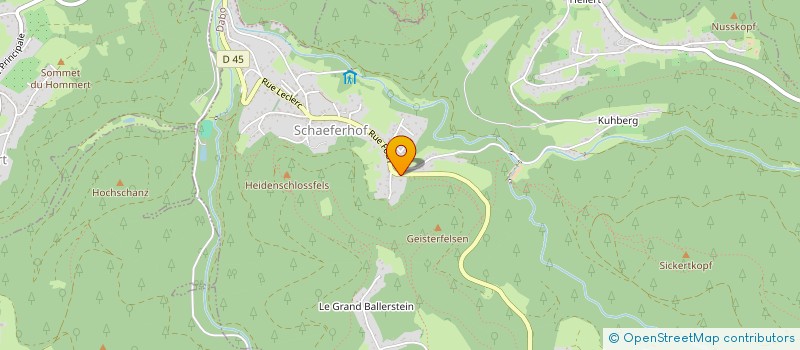 localisation de l'entreprise SCI DES BAINS  DABO