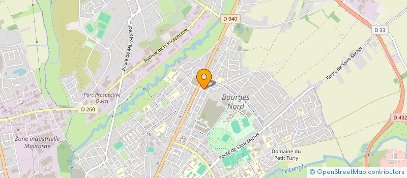 localisation de l'entreprise SCI DES BALKANS  BOURGES