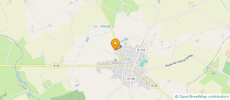 localisation de l'entreprise SCI DES BALLOTINS  BALLOTS