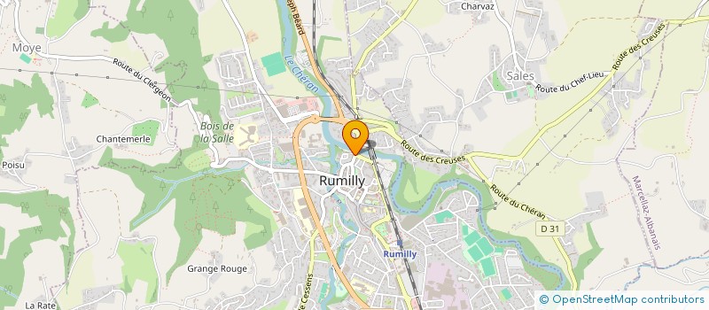 localisation de l'entreprise SCI DES BALMES à RUMILLY