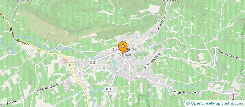 localisation de l'entreprise SCI DES BALMES  BEAUMES-DE-VENISE