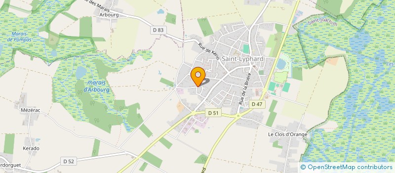 localisation de l'entreprise SCI DES BAMBOU  LA BAULE-ESCOUBLAC