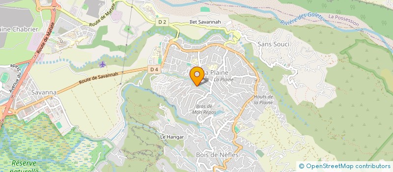 localisation de l'entreprise SCI DES BAMBOUS BLEUS à SAINT-PAUL