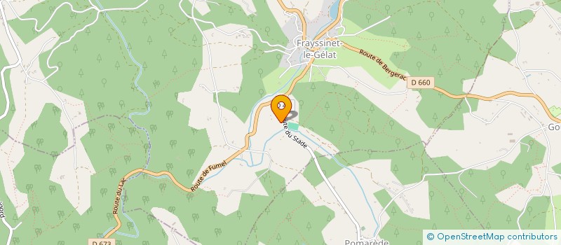 localisation de l'entreprise SCI DES BANCARELS  FRAYSSINET-LE-GELAT