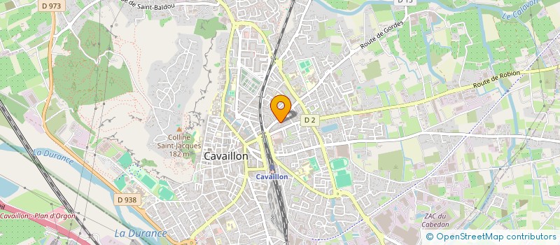 localisation de l'entreprise SCI DES BANQUETS SUD  CAVAILLON