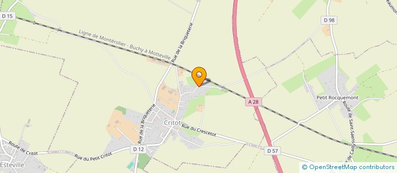 localisation de l'entreprise SCI DES BANYAMAS  CRITOT