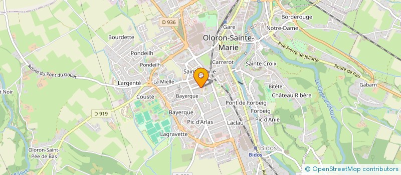 localisation de l'entreprise SCI DES BARATS  GERONCE