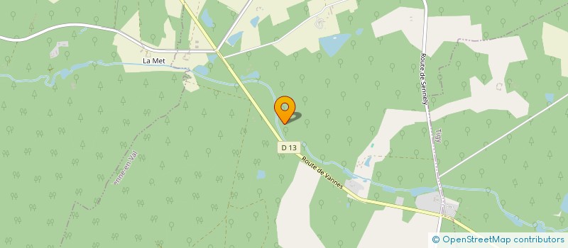 localisation de l'entreprise SCI DES BARAUDIERES  VIENNE-EN-VAL