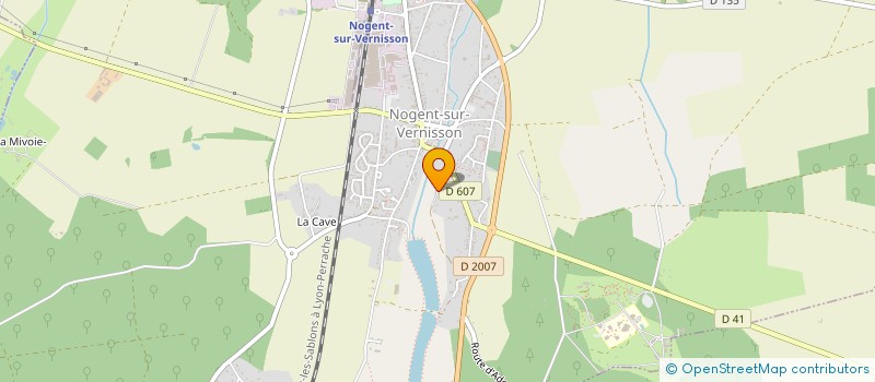localisation de l'entreprise SCI DES BARILLONS à NOGENT-SUR-VERNISSON