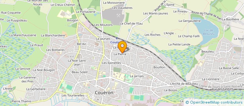 localisation de l'entreprise SCI DES BARONNIES à COUERON