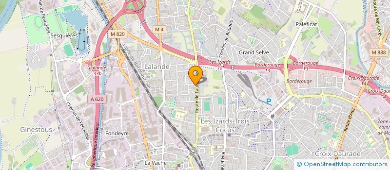 localisation de l'entreprise SCI DES BARONS  TOULOUSE