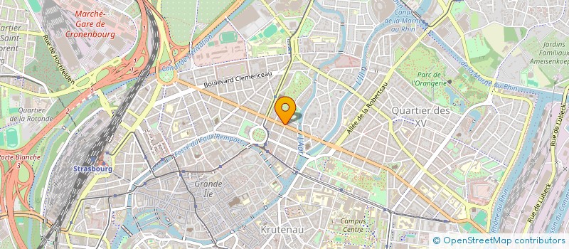 localisation de l'entreprise SCI DES BARONS  STRASBOURG