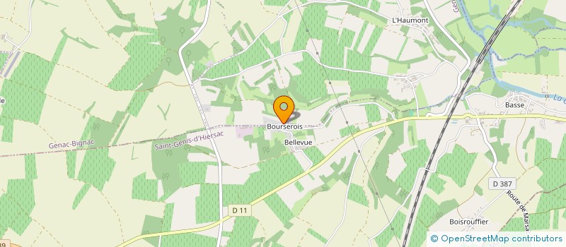 localisation de l'entreprise SCI DES BARRIERES à GENAC-BIGNAC