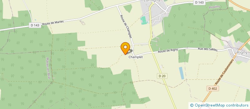 localisation de l'entreprise SCI DES BAS FOSSES à LUMIGNY NESLES ORMEAUX
