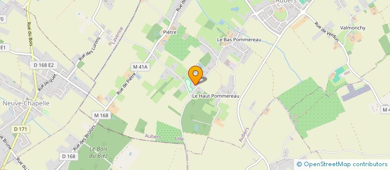 localisation de l'entreprise SCI DES BAS JARDINS à AUBERS