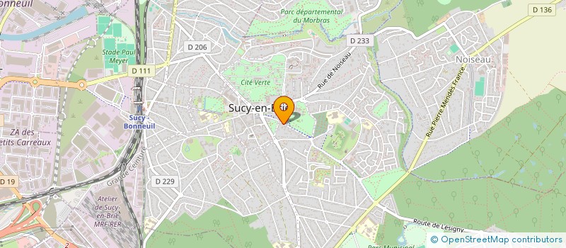localisation de l'entreprise SCI DES BAS PAYS à SUCY-EN-BRIE