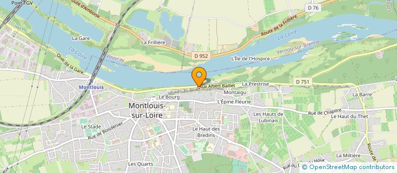 localisation de l'entreprise SCI DES BAS ROCHERS à MONTLOUIS-SUR-LOIRE