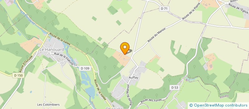 localisation de l'entreprise SCI DES BASSES EAUX  OHERVILLE