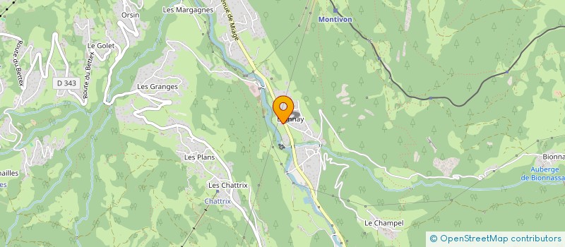 localisation de l'entreprise SCI DES BASSES FACHES  SAINT-GERVAIS-LES-BAINS