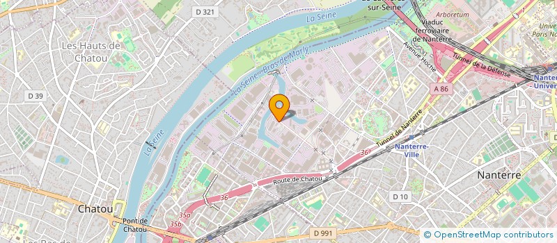 localisation de l'entreprise SCI DES BASSES FONTENELLES  NANTERRE