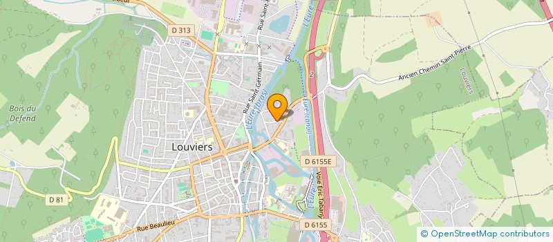 localisation de l'entreprise SCI DES BASSES VILLETTES à LOUVIERS