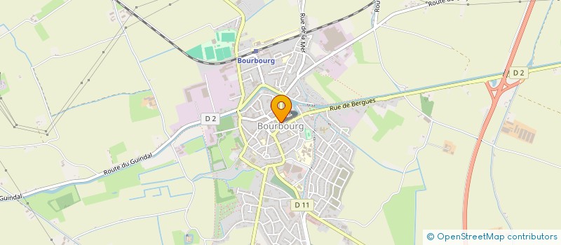 localisation de l'entreprise SCI DES BASSINS DU PONT D'ARDRES  BOURBOURG