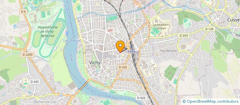 localisation de l'entreprise SCI DES BASTIDES à VICHY