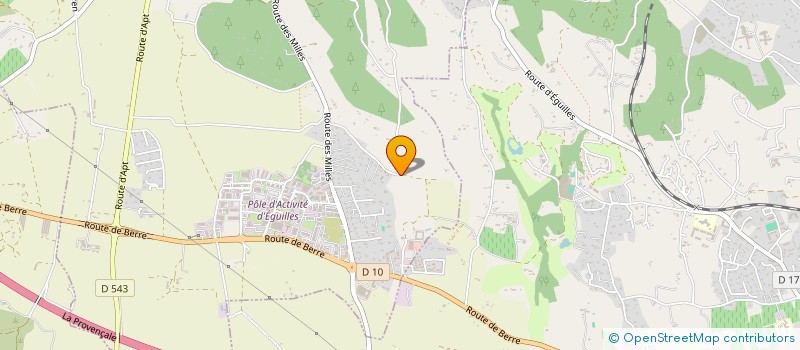 localisation de l'entreprise SCI DES BASTIDES FORTES  EGUILLES