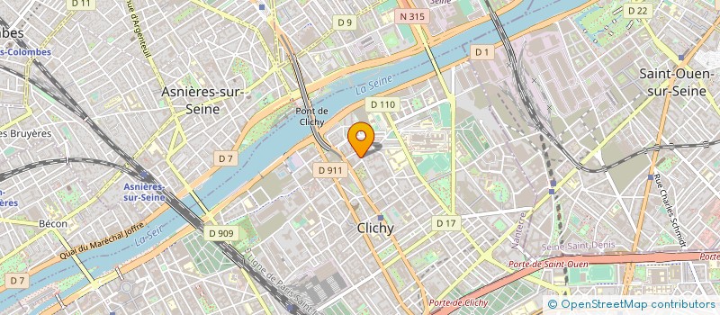 localisation de l'entreprise SCI DES BATELIERS à CLICHY