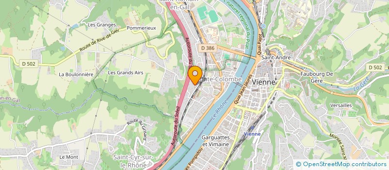 localisation de l'entreprise SCI DES BATELIERS  SAINTE-COLOMBE