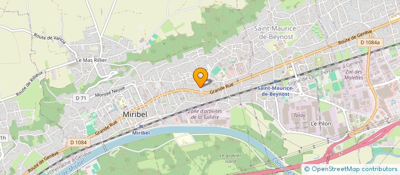 localisation de l'entreprise SCI DES BATERSES à MIRIBEL