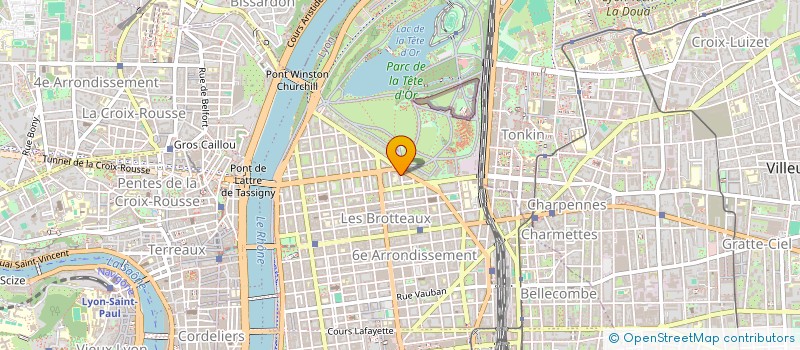 localisation de l'entreprise SCI DES BATTANTS  LYON