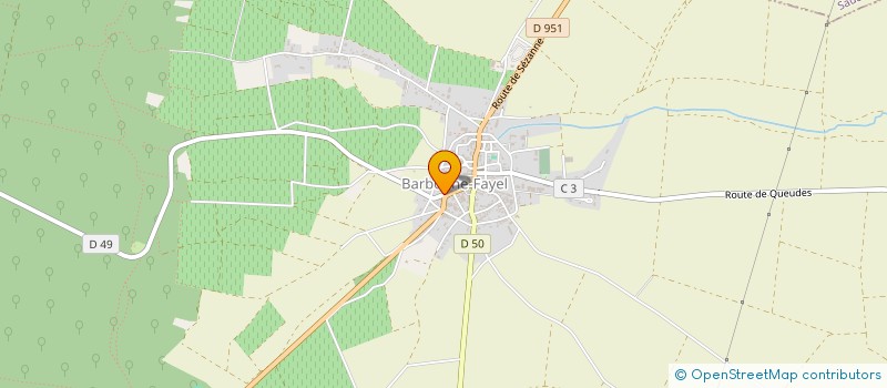 localisation de l'entreprise SCI DES BAUCHERIES  BARBONNE-FAYEL