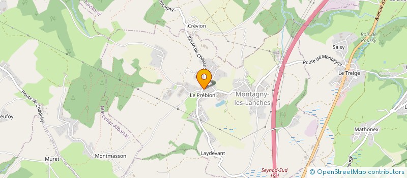 localisation de l'entreprise SCI DES BAUGES  MONTAGNY-LES-LANCHES