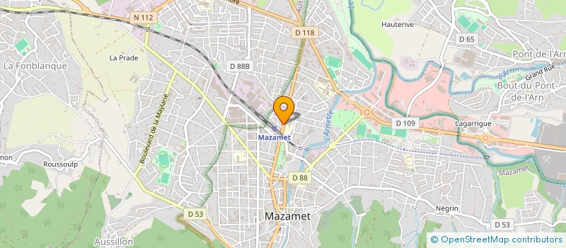 localisation de l'entreprise SCI DES BAUSSES à MAZAMET