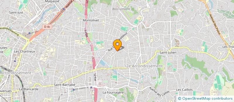localisation de l'entreprise SCI DES BAYEUX à MARSEILLE