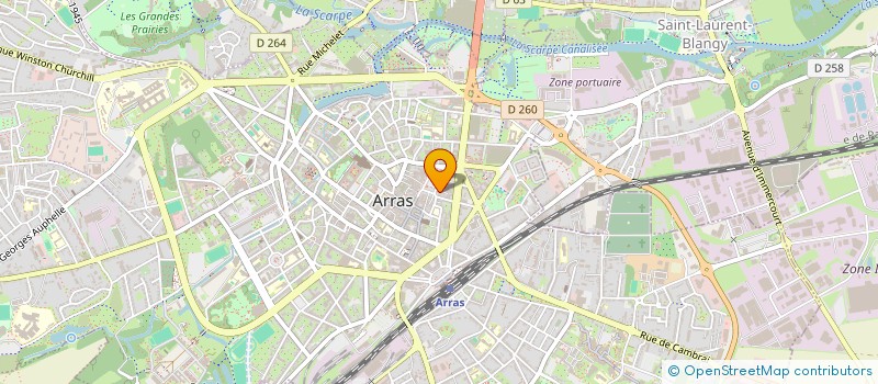 localisation de l'entreprise SCI DES BEAUFORTINS à ARRAS