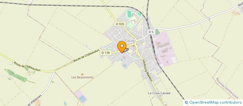 localisation de l'entreprise SCI DES BEAUMONTS à PATAY