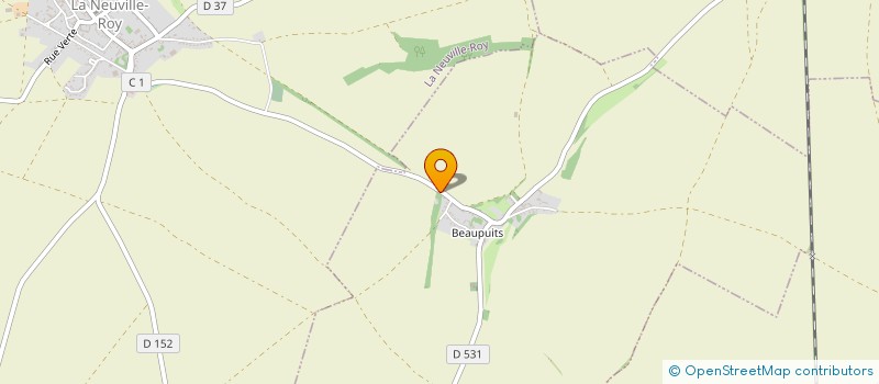 localisation de l'entreprise SCI DES BEAUPUITS  GRANDVILLERS-AUX-BOIS