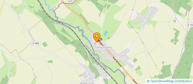localisation de l'entreprise SCI DES BEAUVETTES  TALMONTIERS