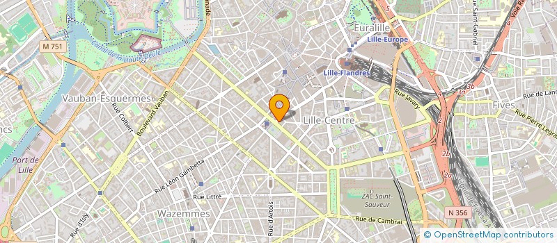localisation de l'entreprise SCI DES BEAUX ARBRES à LILLE