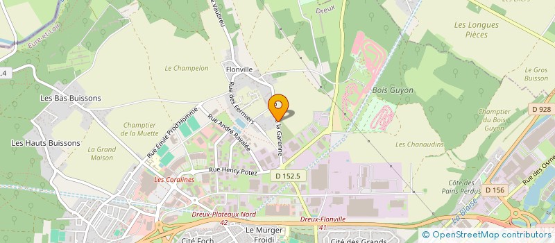 localisation de l'entreprise SCI DES BEAUX JOURS à DREUX