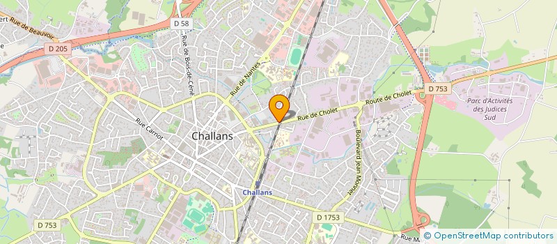 localisation de l'entreprise SCI DES BEAUX JOURS à CHALLANS
