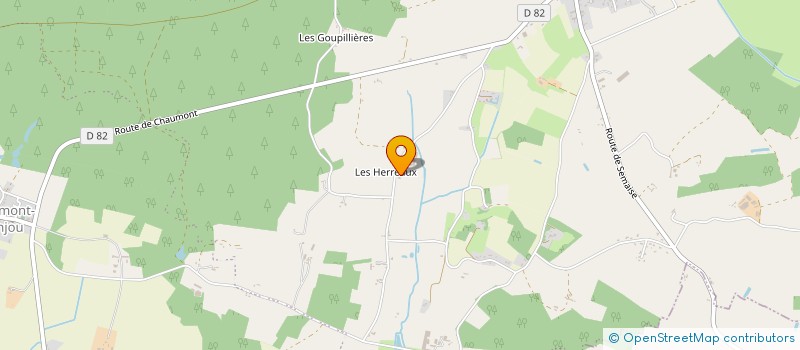 localisation de l'entreprise SCI DES BEAUX LIEUX  JARZE VILLAGES